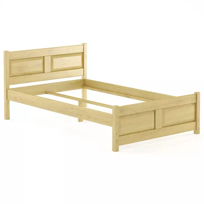 Posteľ buková LK109–120x200 cm prírodná,2