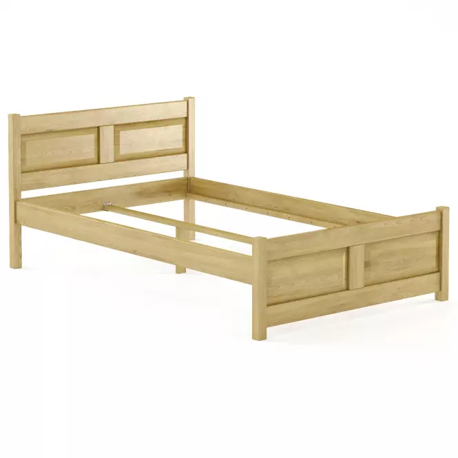 Posteľ buková LK109–120x200 rustikal,2