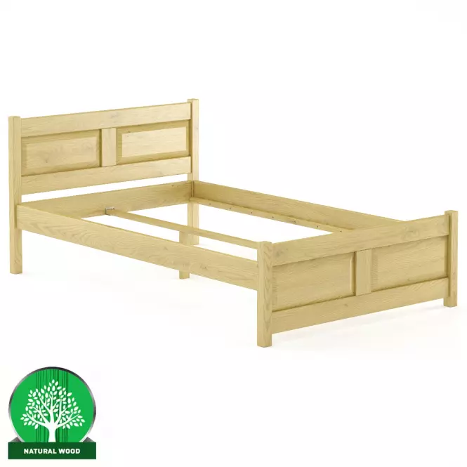 Posteľ buková LK109–140x200 prírodné