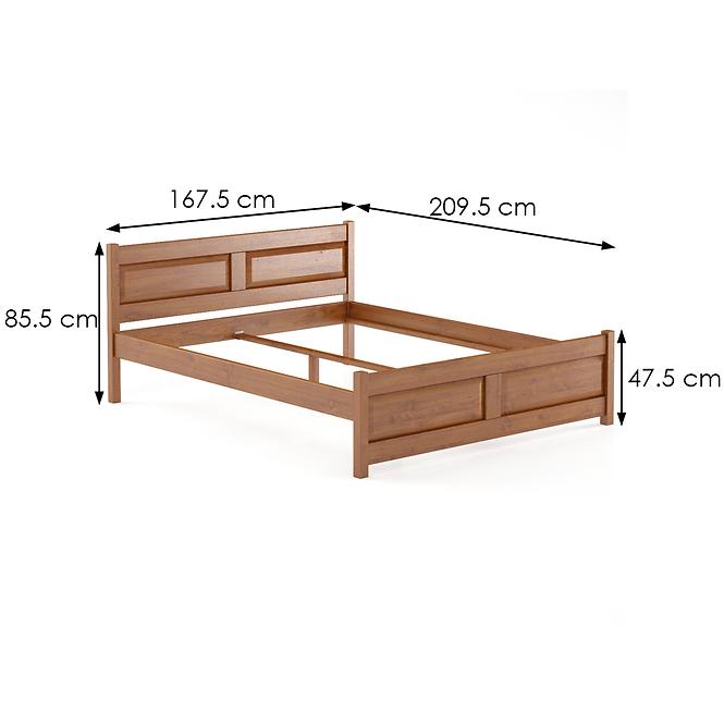 Posteľ buková LK109–160x200 cherry