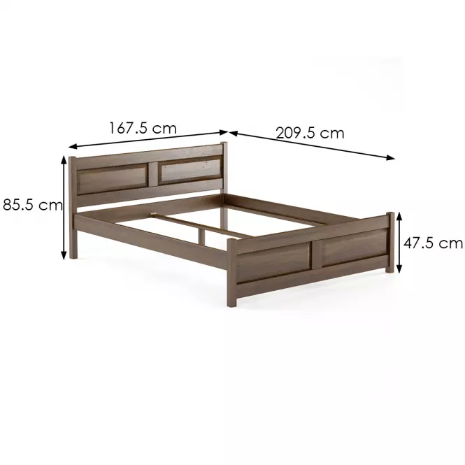 Posteľ buková LK109–160x200 lausane