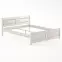 Posteľ buková LK109–180x200 bielený,2
