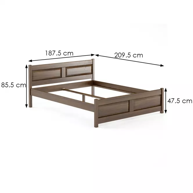 Posteľ buková LK109–180x200 lausanne,3