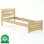Posteľ buková LK120–80x200 prírodné