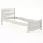 Posteľ buková LK120–80x200 bielený,2