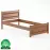 Posteľ buková LK120–100x200 cherry