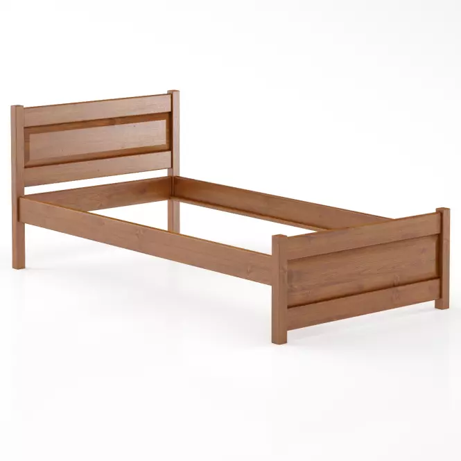 Posteľ buková LK120–100x200 cherry,2