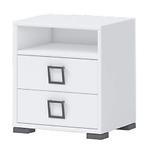 Nočný stolík Kiki NS2-BE/KI-15 white/white