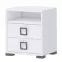 Nočný stolík Kiki NS2-BE/KI-15 white/white