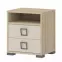 Nočný stolík Kiki NS2-BK/KI-01 beech/sand