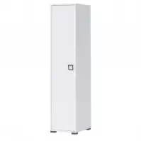 Skriňa 1D Kiki G1-BE/KI-15 white/white