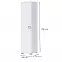 Skriňa 1D Kiki G1-BE/KI-15 white/white,2