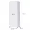 Skriňa 2D Kiki G2P-BE/KI-15 white/white,2