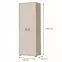 Skriňa 2D Kiki G2P-BK/KI-01 beech/sand,2