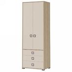 Skriňa 2D3S Kiki P23-BK/KI-01 beech/sand