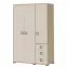 Skriňa 3D3S Kiki G33-BK/KI-01 beech/sand