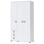 Skriňa 3D3S Kiki P33-BE/KI-15 white/white