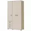 Skriňa 3D3S Kiki P33-BK/KI-01 beech/sand