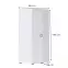 Skriňa 3D3S Kiki GUG-BE/KI-15 white/white,2