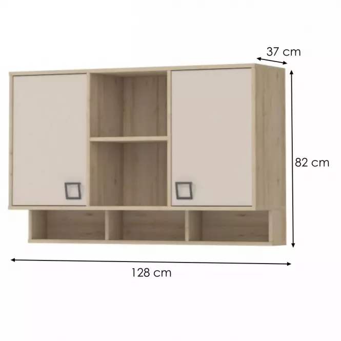 Závesná skrinka Kiki MRS-BK/KI-01 beech/sand