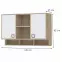 Závesná skrinka Kiki MRS-BK/KI-15 beech/white,2