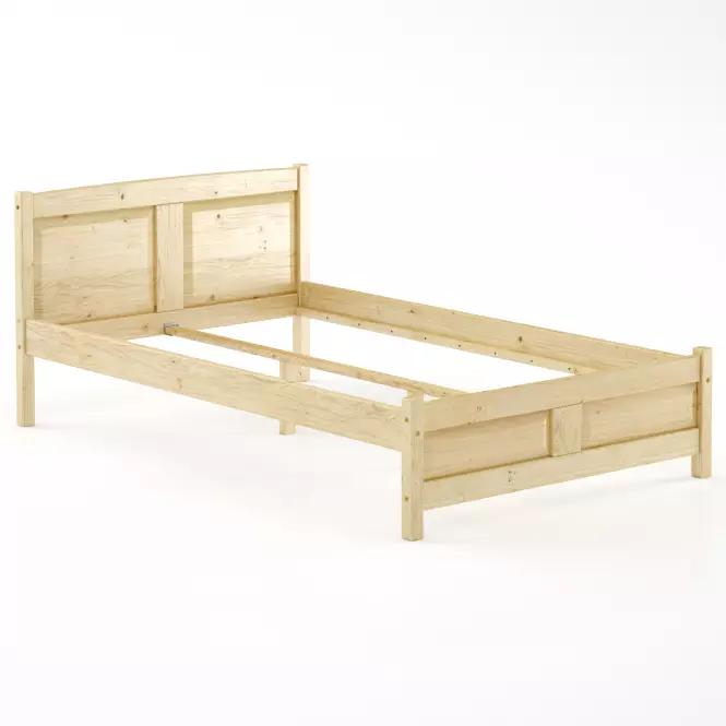 Posteľ borovica LK104–120x200 surová