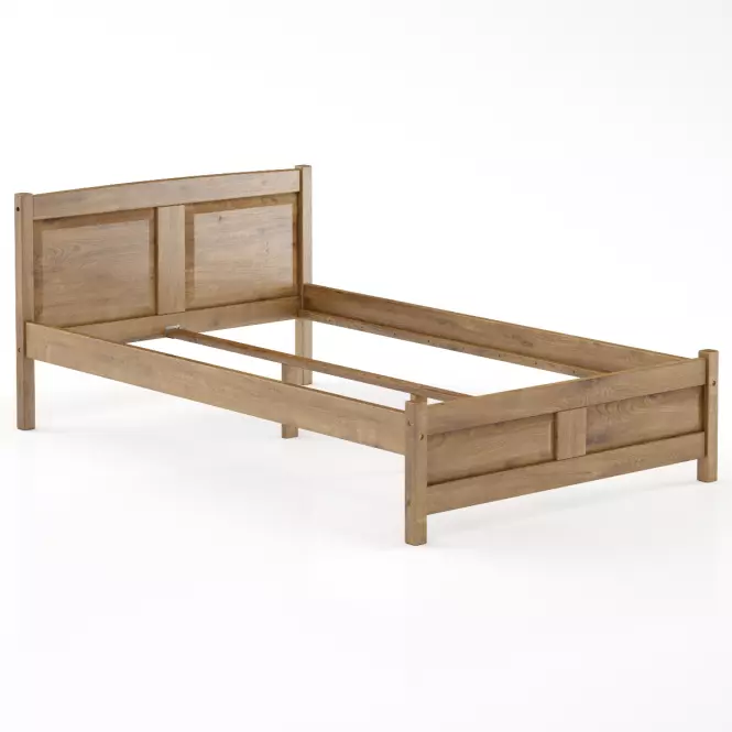 Posteľ borovica LK104–120x200 dub,2
