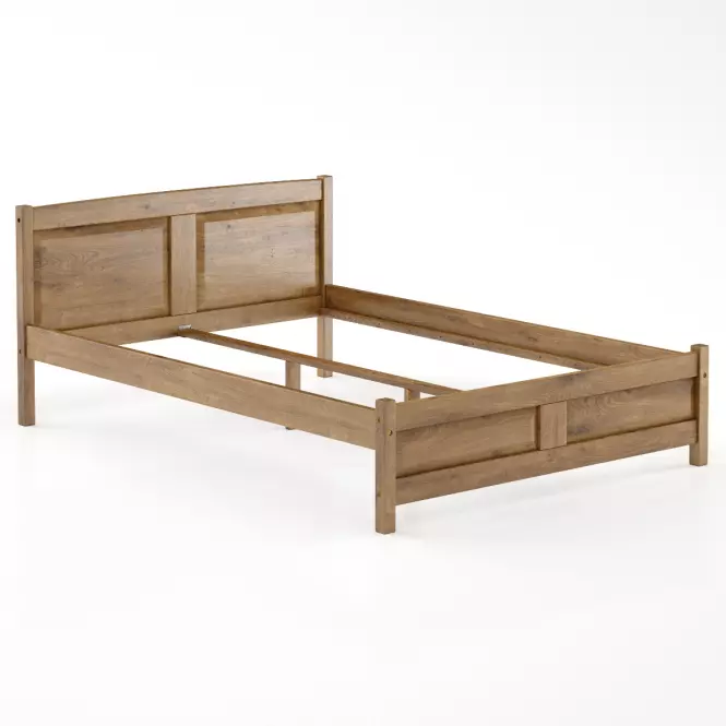 Posteľ borovica LK104–140x200 dub,2