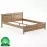 Posteľ borovica LK104–160x200 dub