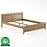 Posteľ borovica LK104–160x200 dub