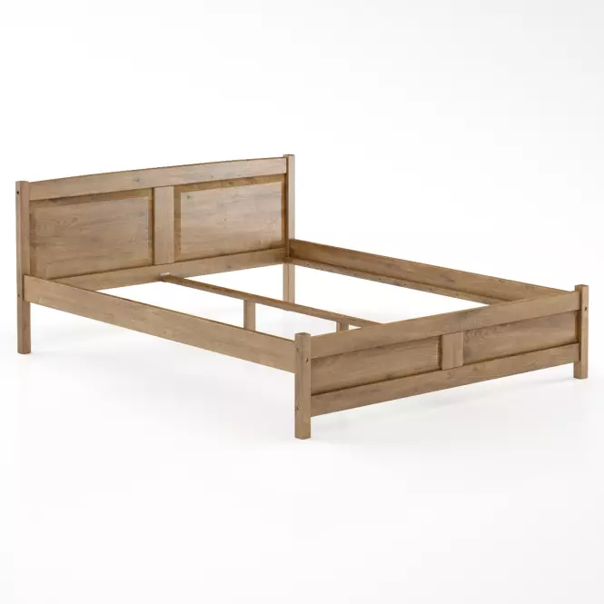 Posteľ borovica LK104–160x200 dub,2