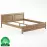 Posteľ borovica LK104–180x200 dub