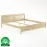 Posteľ borovica LK104–200x200 surová