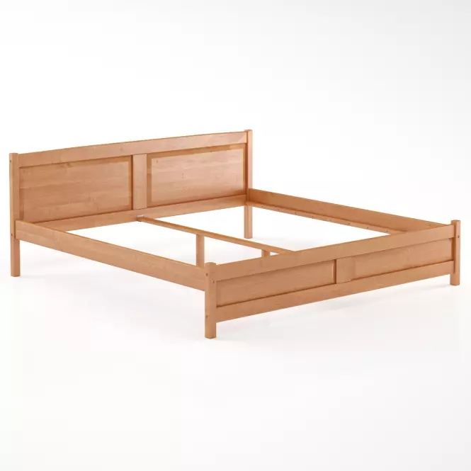 Posteľ borovica LK104–200x200 jelša,2