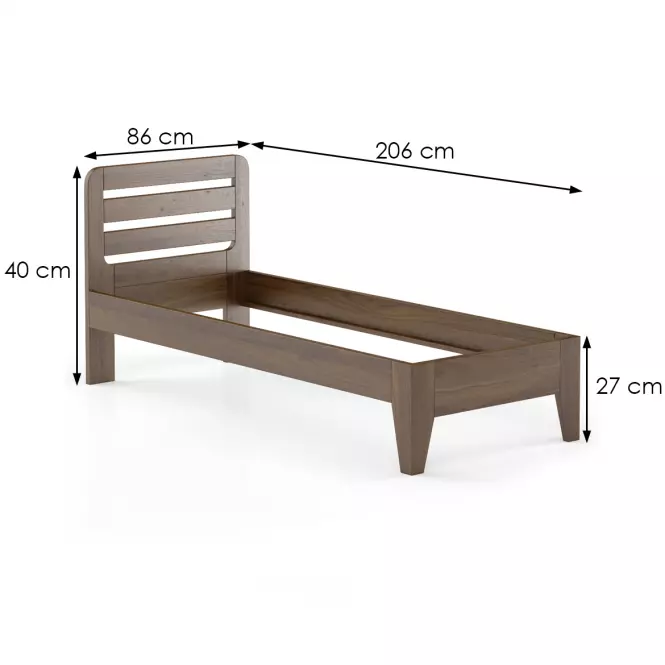 Posteľ buková LK189–80x200 lausanne
