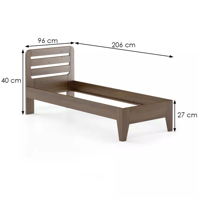 Posteľ buková LK189–90x200 lausanne,3