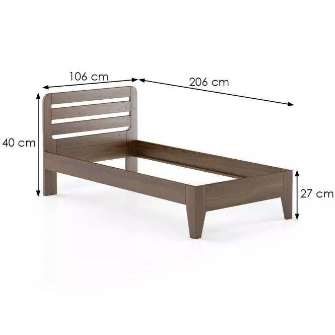 Posteľ buková LK189–100x200 lausanne,3