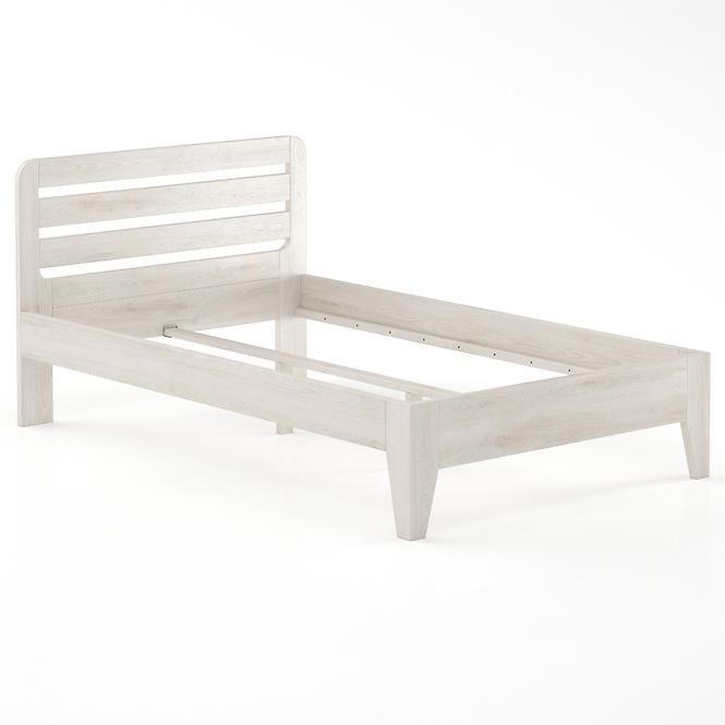 Posteľ buková LK189–120x200 bielený,2