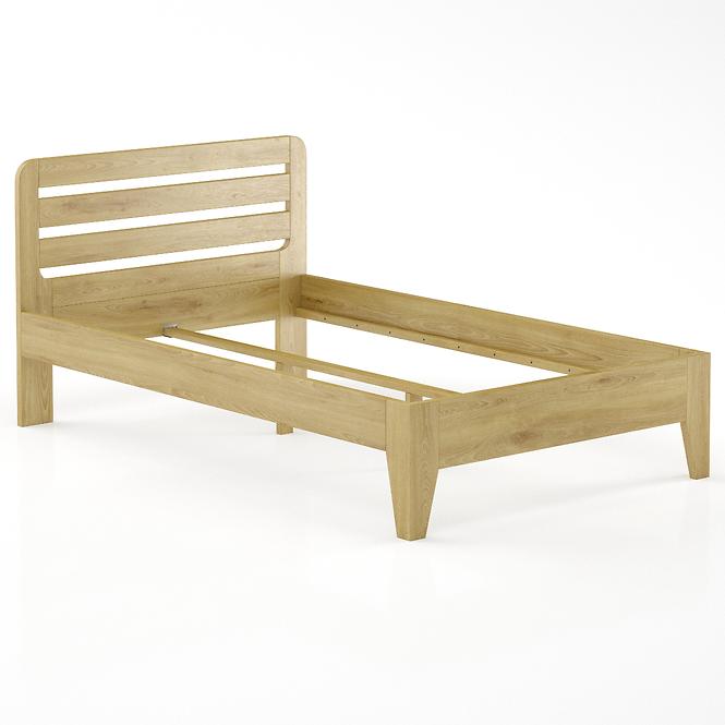 Posteľ buková LK189–120x200 rustikal,2