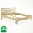 Posteľ buková LK189–140x200 prírodné