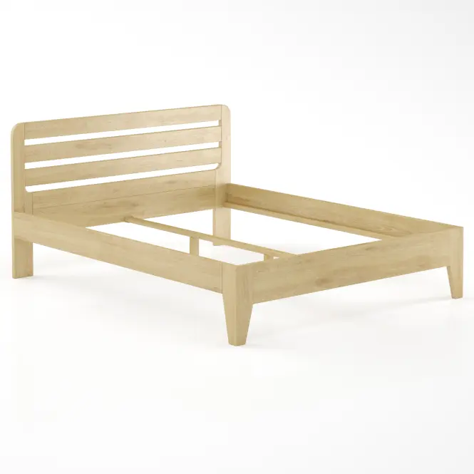 Posteľ buková LK189–140x200 prírodné,2