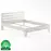 Posteľ buková LK189–160x200 bielený