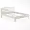 Posteľ buková LK189–160x200 bielený,2
