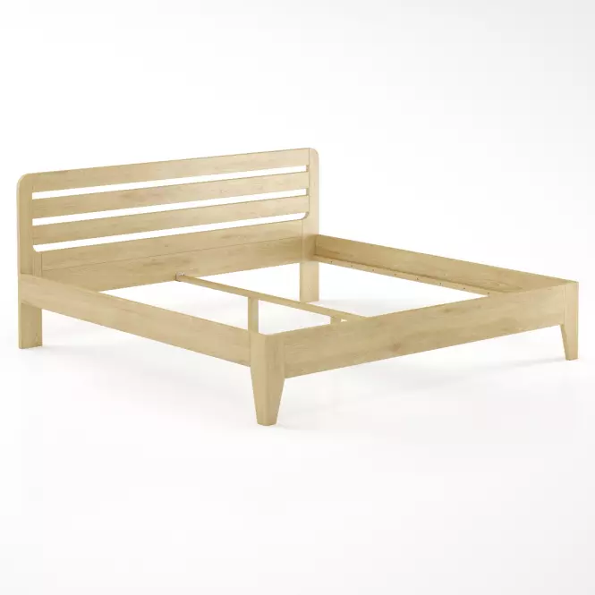 Posteľ buková LK189–180x200 prírodné,2