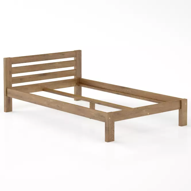 Posteľ borovica LK105–120x200 dub,2