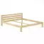 Posteľ borovica LK105–200x200 surová,2