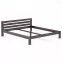 Posteľ borovica LK105–200x200 orech,2