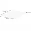 Polica pre malý šatník Kiki F40-BE/KI-15 white,2