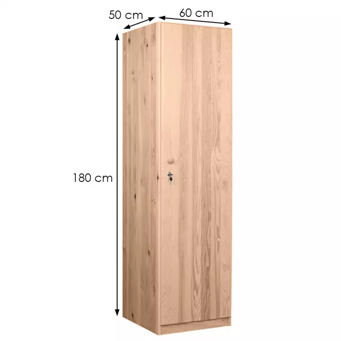 Skriňa 60 eko borovica morená dub,3