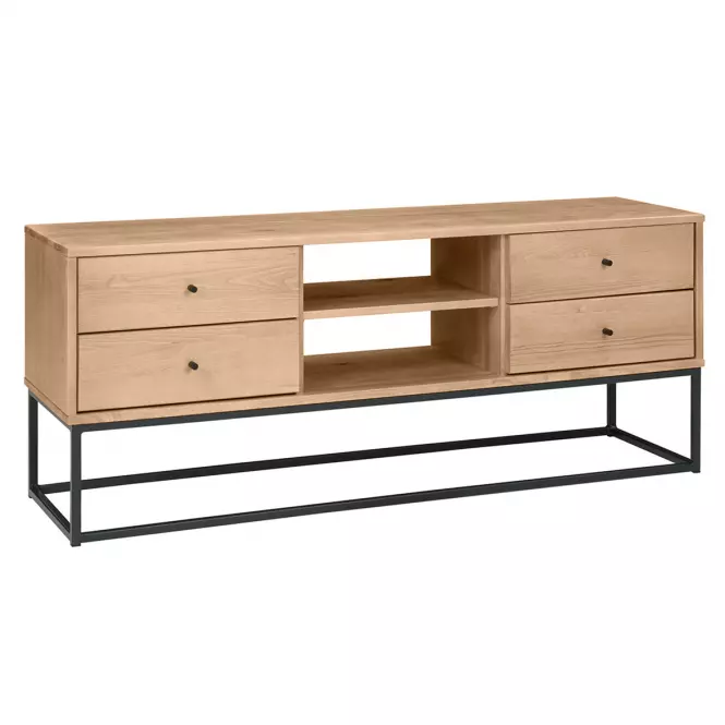 TV stolík  Logan borovica morená dub